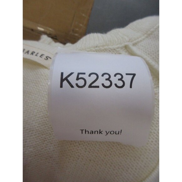 Marika Charles Sweater 1 Cardigan Button Down V-Neck Knit Small - Picture 9 of 9